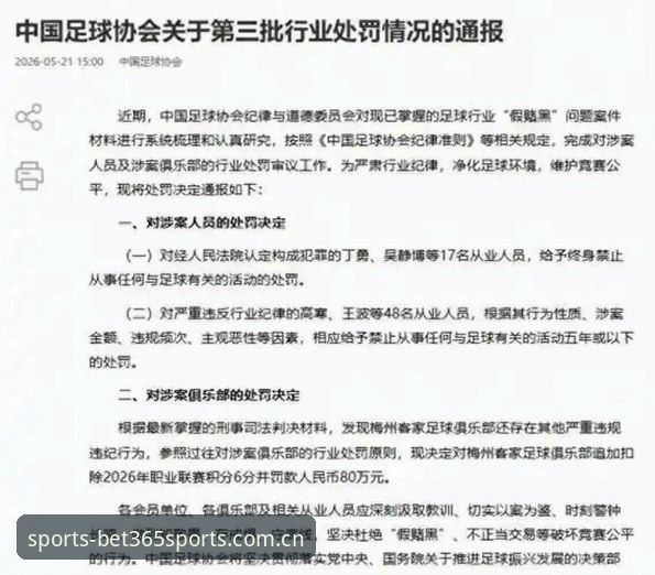 中国足球反腐风暴深度分析：第三批禁足名单全面解析与bet365体育投注新视角
